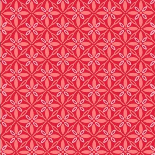 [MAY-9396-R] Kimberbell Basic Tufted Star Red From Maywood Studio