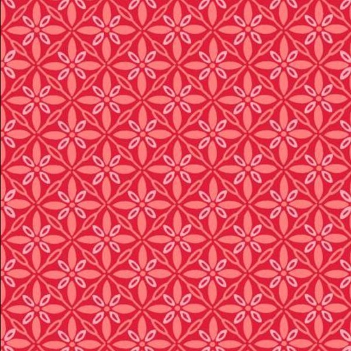 [MAY-9396-R] Kimberbell Basic Tufted Star Red From Maywood Studio