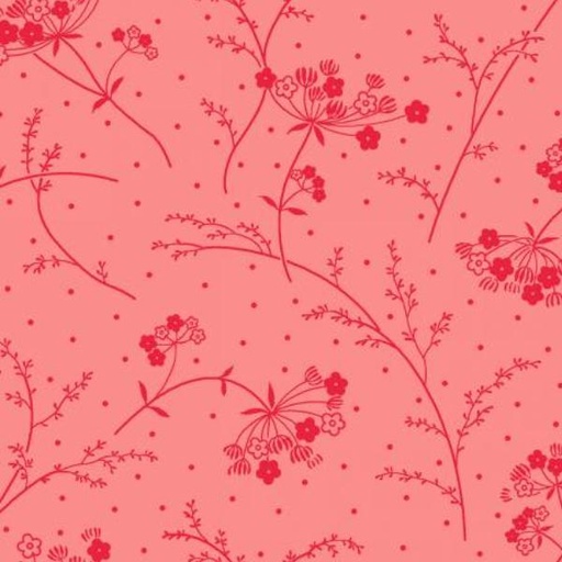 [MAY-9394-P] Kimberbell Basic Queen Anne'S Lace Pink From Maywood Studio