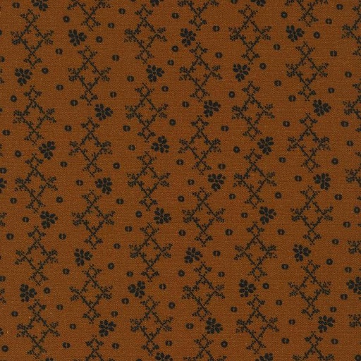 [KAUF-21404-179] Stephenson County Crosstitch Rust By Jill Shaulis For Robert Kaufman