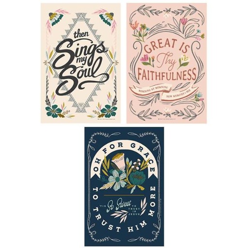 [MOD-FS1023] Songbook A New Page Tea Towels 3pk by Fancy That Design House for Moda 