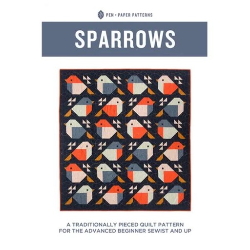 [PPP-25] Sparrows Quilt Pattern By Pen + Paper Patterns