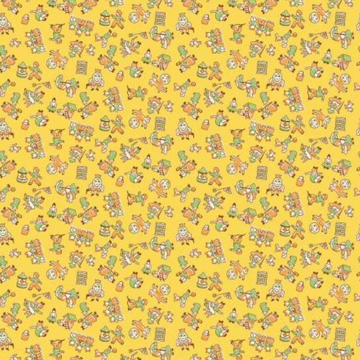 [WF-53199-2] Storybook 22 Classics Yellow By Mykt Collection For Windham Fabrics