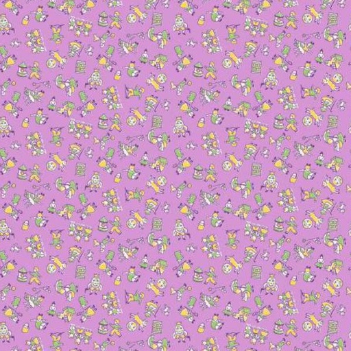 [WF-53199-4] Storybook 22 Classics Purple By Mykt Collection For Windham Fabrics