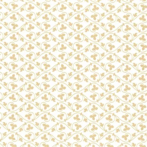 [MOD-20455-11] Cinnamon Cream Acorn Vines Cream By Fig Tree Co. For Moda