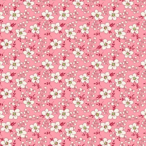 [WF-53200-6] Storybook 22 Flowers/Berries Pink By Mykt Collection For Windham Fabrics