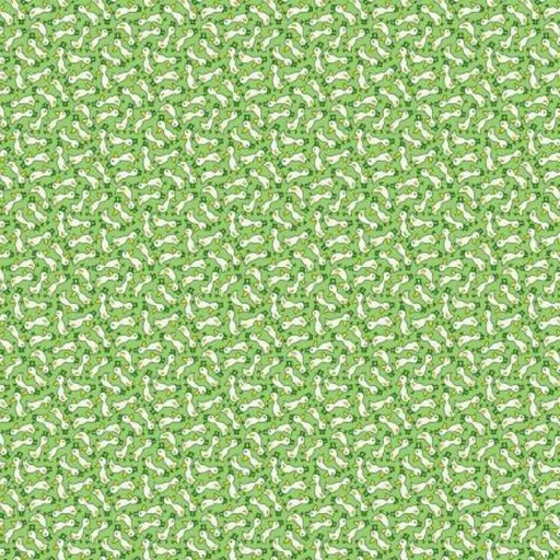 [WF-53202-8] Storybook 22 Fancy Ducks Green By Mykt Collection For Windham Fabrics