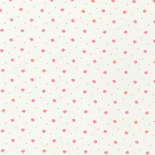 [KAUF-21227-10] 1930'S Basic Squares Pink By Debbie Beaves For Robert Kaufman