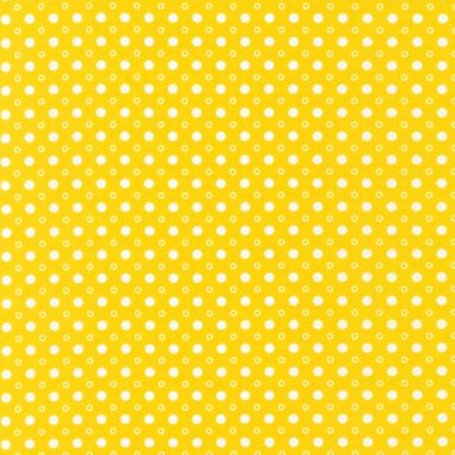 [KAUF-21223-5] 1930'S Basic Dots Yellow By Debbie Beaves For Robert Kaufman