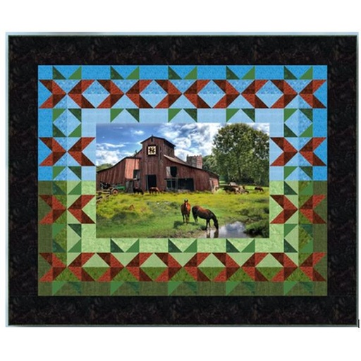 [PP-BarnQuilt] Barn Quilt From Hoffman