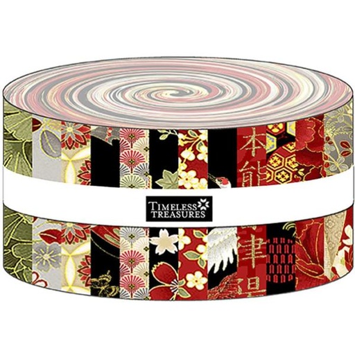 [TTR-CPSTRIP40-CM] Kyoto Garden 2.5" Strips by Chong-A Hwang for Timeless Treasures