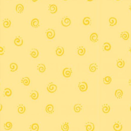 [SSB-20053-310] Squiggle Yellow By Susybee