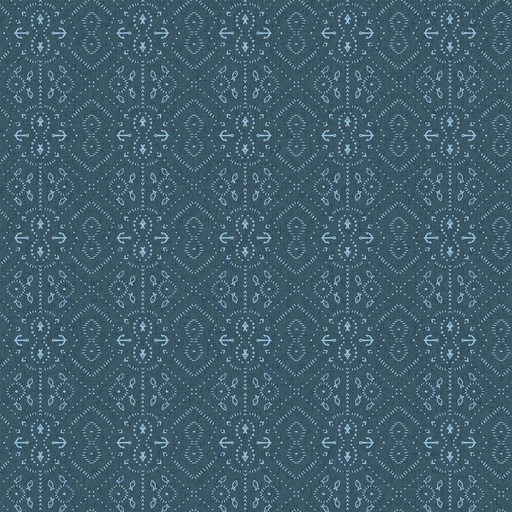 [NOR-90612-42] Calm Waters Anchors Blue By Bernadett Urbanovics For Figo Fabrics