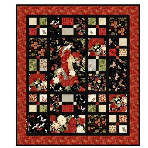 [PP-KyotoGardenKit] Kyoto Garden Quilt Kit From Timeless Treasures