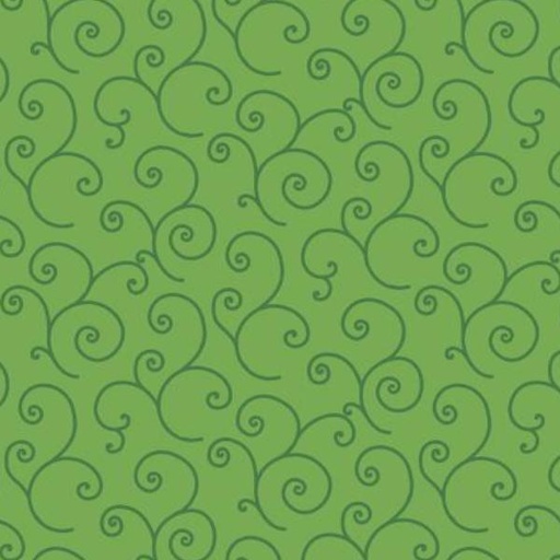 [MAY-8243-GG] Kimberbell Basics Scroll Green On Green From Maywood Studio