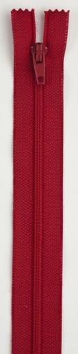 [COA-F72-9-128] All-Purpose Polyester Coil Zipper 9" Red by Coats