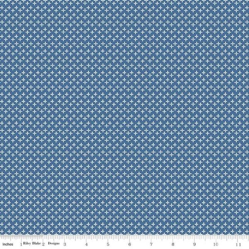 [RB-12852-DEN] Calico Daisy Denim By Lori Holt For Riley Blake Designs