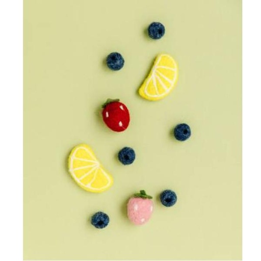 [KDKB-1276] Wool Felt Lemons & Berries By Kimberbell