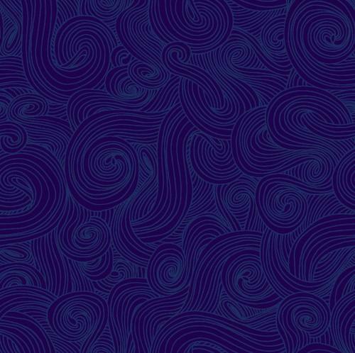 [SE-1351-NAVY] Just Color! Swirl Navy From Studio E Fabrics