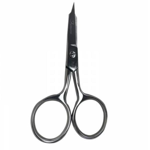 [FA-711C] Curved Micro Tip Large Ring Scissors, 4in from Famore