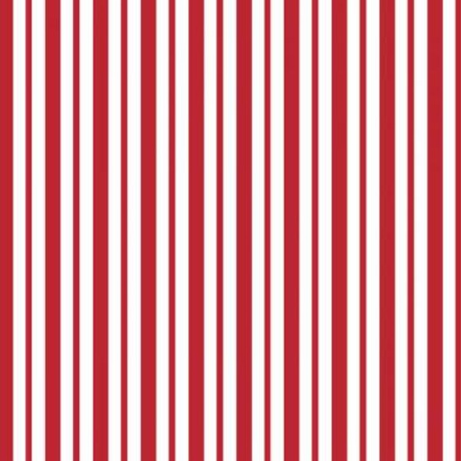 [MAY-8249-R] Kimberbell Basics Mini Awning Stripe Red From Maywood Studio