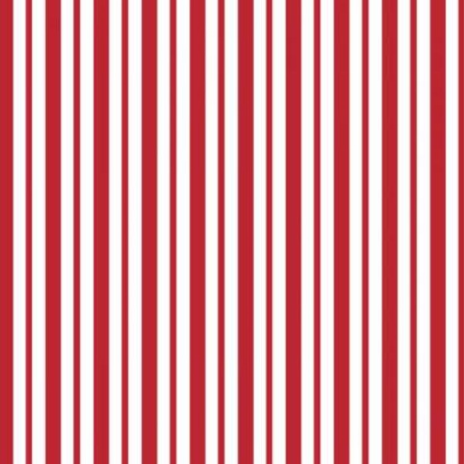 [MAY-8249-R] Kimberbell Basics Mini Awning Stripe Red From Maywood Studio