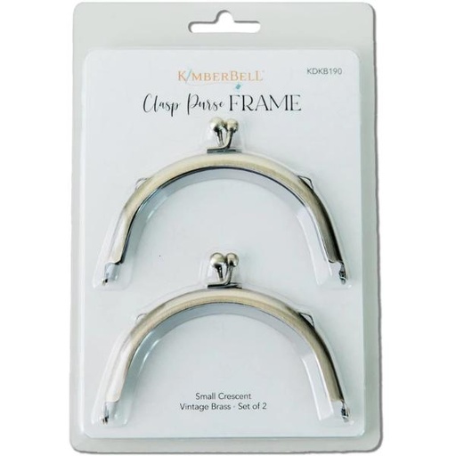 [KDKB-190] Clasp Purse Frame, Crescent Small 2Pk By Kimberbell