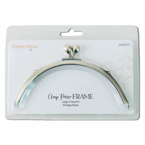 [KDKB-191] Clasp Purse Frame, Crescent Large by Kimberbell