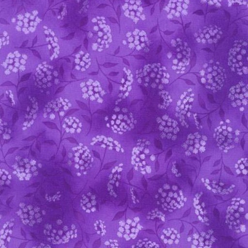 [KAUF-21319-18] Fusions Flowers Grape From Robert Kaufman