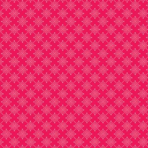 [MAY-10339-R] Vintage Flora Sparkle Red By Kimberbell Designs For Maywood