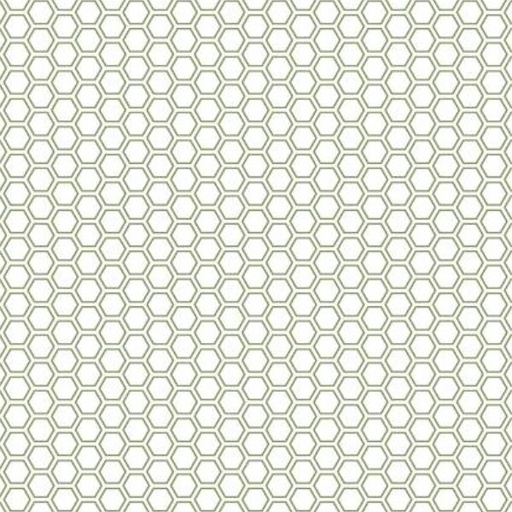 [MAY-10335-G] Vintage Flora Honeycomb Green By Kimberbell Designs For Maywood