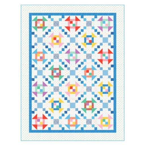 [PP-Playground] Playground Quilt Kit By Debbie Beaves From Robert Kaufman