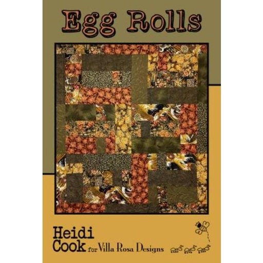 [VRD-073] Egg Rolls Quilt Pattern by Molly Cook for Villa Rosa Designs