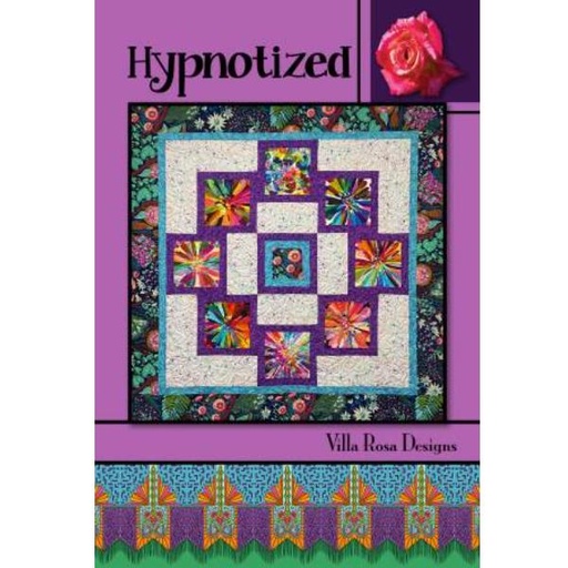 [VRD-235] Hypnotized Quilt Pattern By Pat Fryer For Villa Rosa Designs