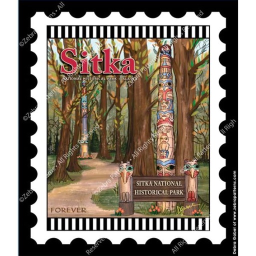 [ZEB-Sitka] National Parks Stamp: Sitka