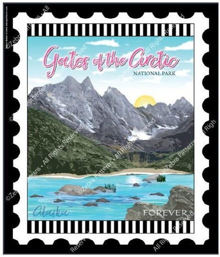 [ZEB-ArcticGates] International City Stamp: Gates Of The Arctic