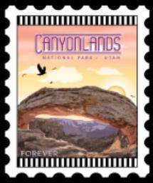 [ZEB-Canyonlands] International City Stamp: Canyonlands