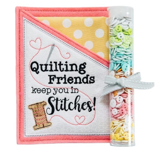 [PP-QLTFRNDSTITCHES] Quilting Friends Keeping You In Stitches Kit By Kimberbell