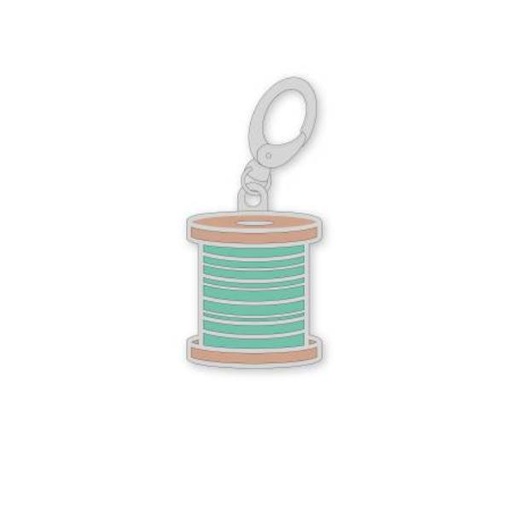 [ST-21957] Lori Holt Stitch Sea Glass Spool Charm from Riley Blake Designs