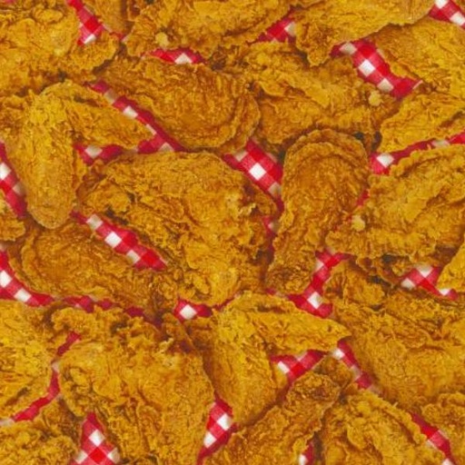 [KAUF-21536-16] Feast Mode Fried Chicken Brown By Robert Kaufman