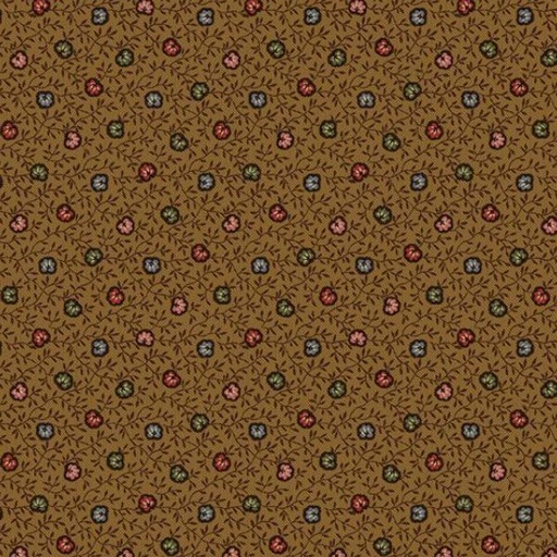 [MB-170549-COF] Lily's Locket Clematis Coffee By Pam Buda From Marcus Fabrics