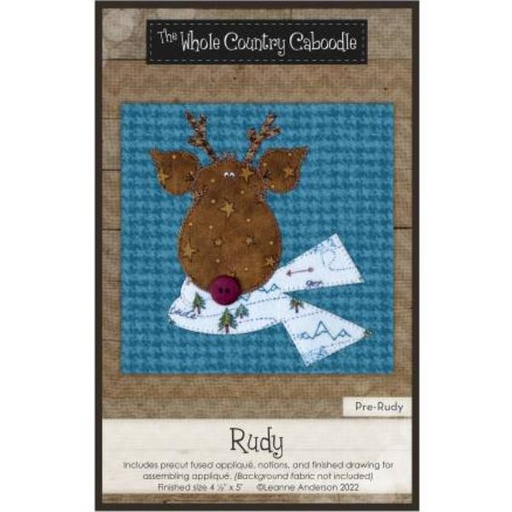 [WCC-RUDY] Rudy Precut Fused Applique Pack By Leanne Anderson For Whole Country Caboodle