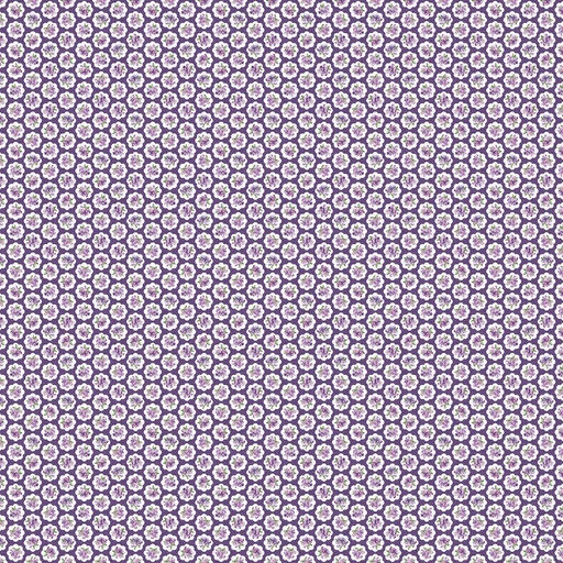 [NOR-25400-88] Lilac Garden Lilac Medallion Purple By Deborah Edwards For Northcott