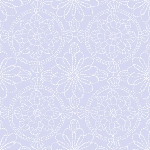 [MAY-10308-B] Fancy Fruit Doilies Blue By Kris Lammers For Maywood Studio