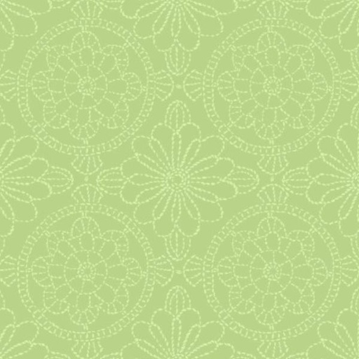 [MAY-10308-G] Fancy Fruit Doilies Green By Kris Lammers For Maywood Studio