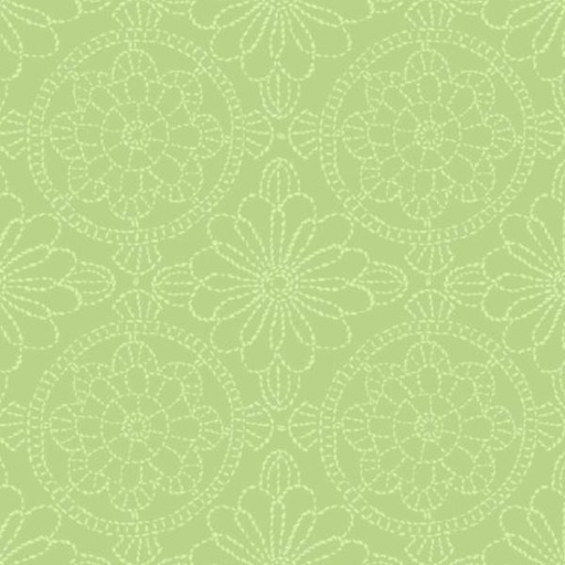 [MAY-10308-G] Fancy Fruit Doilies Green By Kris Lammers For Maywood Studio