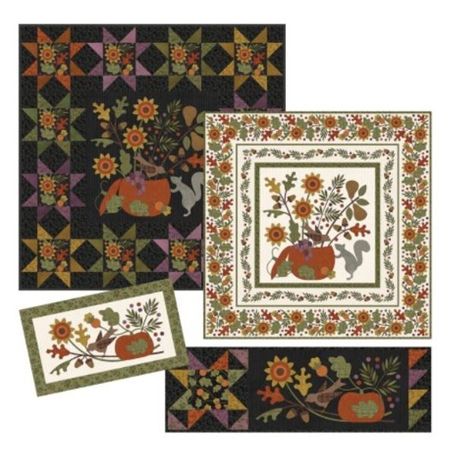 [MAY-KIT-MASAUHF] Autumn Harvest Flannel Kit By Bonnie Sullivan For Maywood Studio