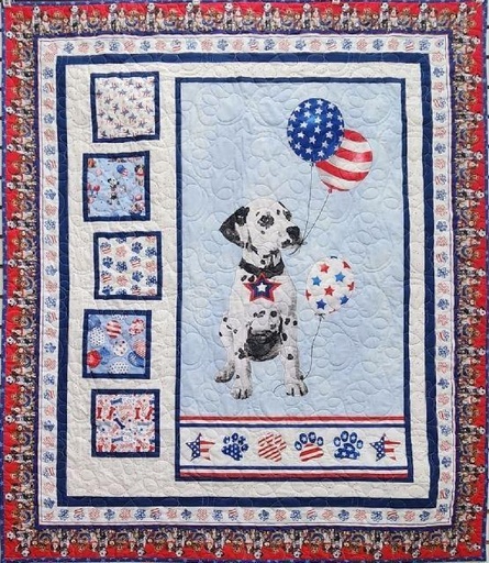 [PP-AmericanPawsSnap] American Paws Snap Shot Quilt Kit 