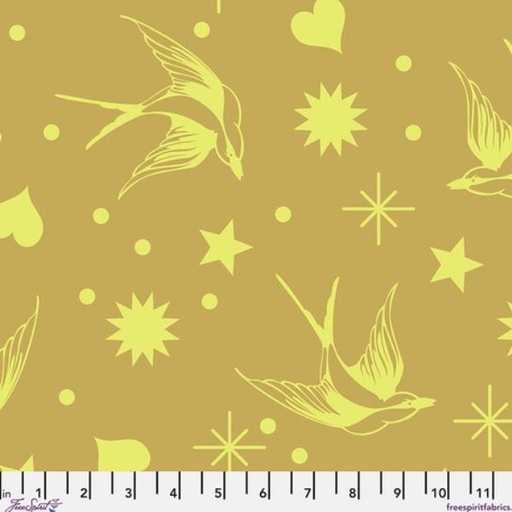 [FS-TP157-MOON] Neon Fairy Flakes Moonbeam by Tula Pink for Free Spirit 