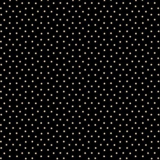 [MB-220303-BLK] Paula'S Companions Ii Stars Black By Paula Barnes For Marcus Fabrics